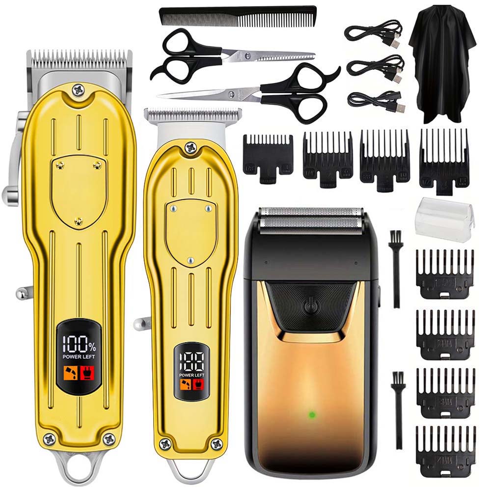Beard Trimmer Cordless - LCD Ekranlı Profesyonel Saç Kesme Makinesi