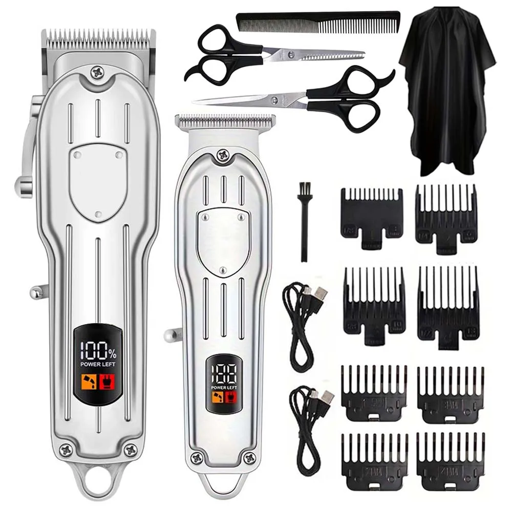 Mens Grooming Tools - Elektrikli Saç Kesme Makinesi Ekranlı Dijital