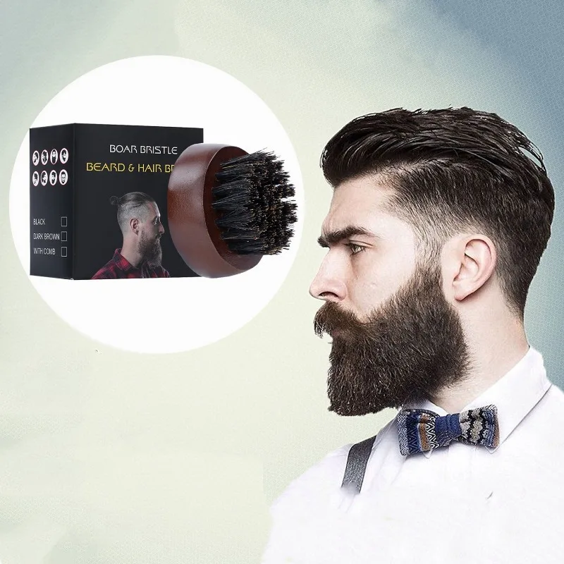 Mens Grooming Tools - Sakal fırça adam domuzu kıllar küçük