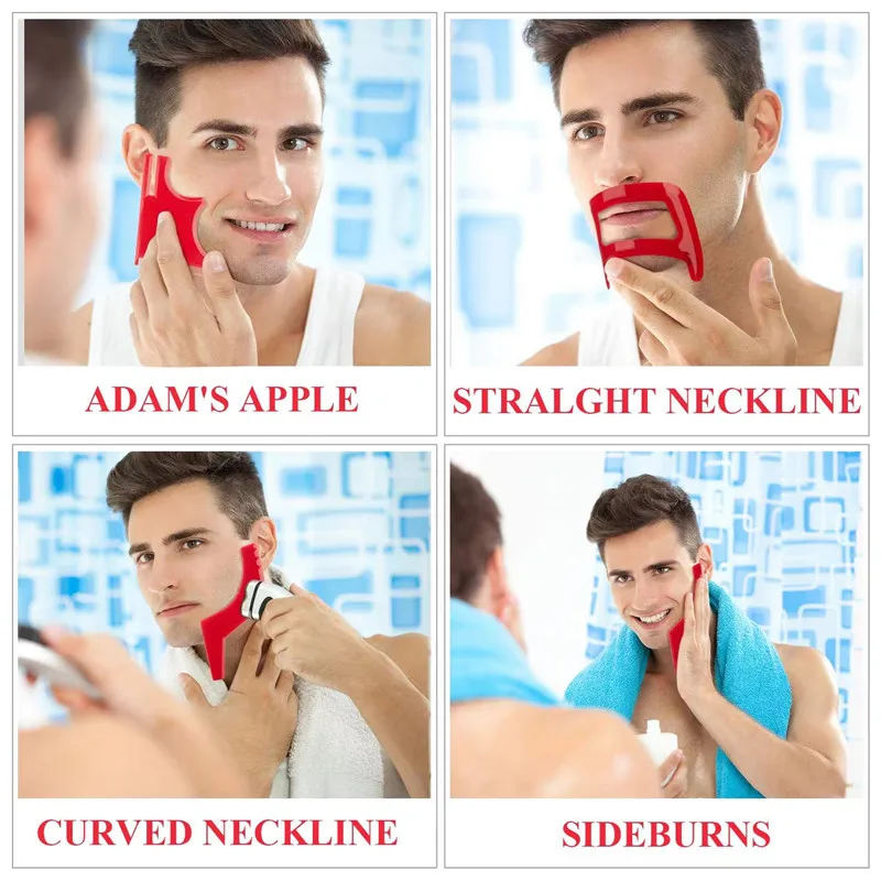 2/4 adet erkek sakal tarak saç - Mens Grooming Tools incelemesi ve fiyatı