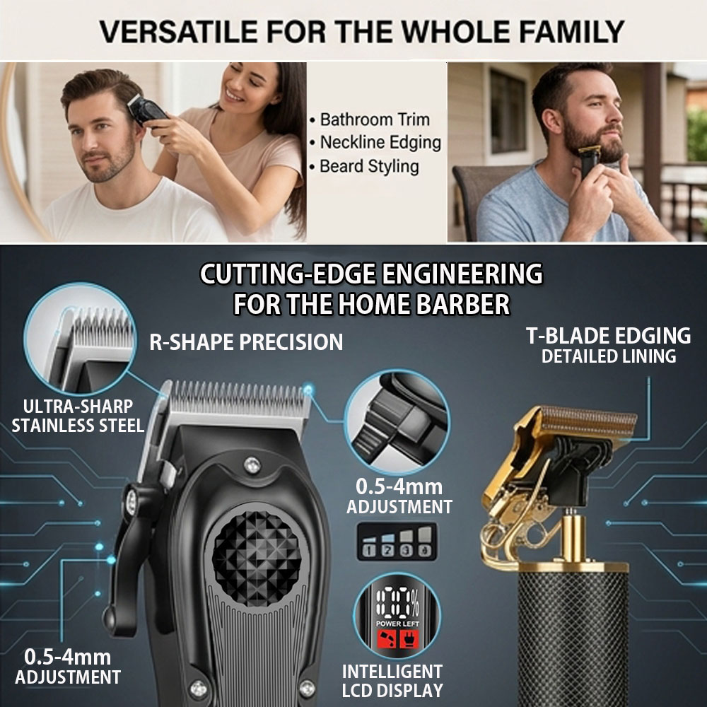 LED Ekranlı Profesyonel Saç Ke - Mens Grooming Tools incelemesi ve fiyatı