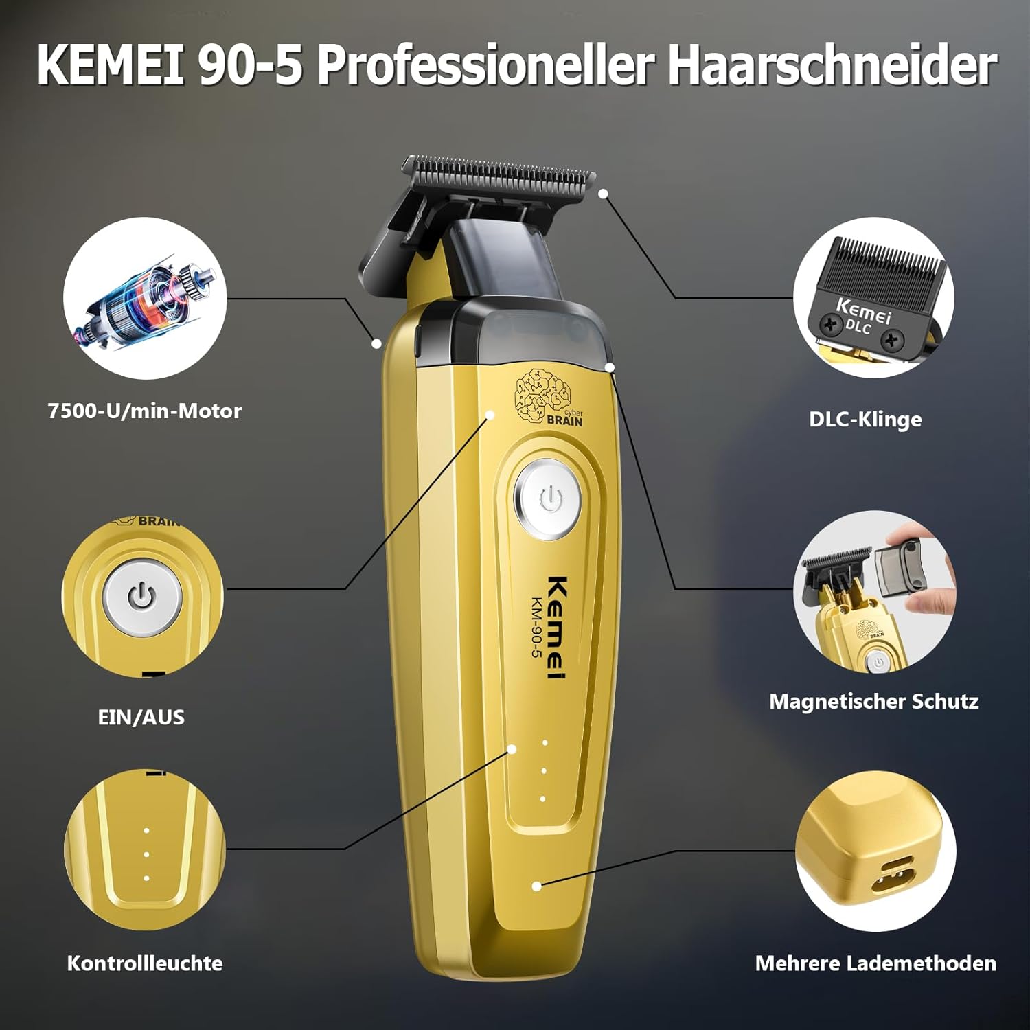 KEMEI Erkek Saç Kesme Makinesi - Beard Trimmer Cordless incelemesi ve fiyatı