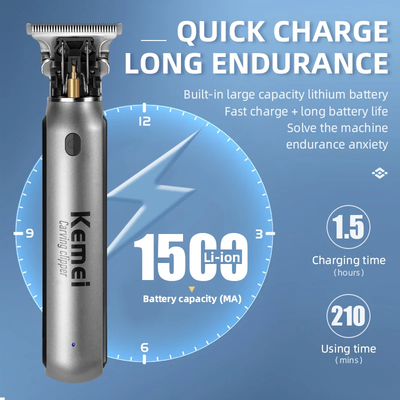 Erkekler için KEMEI profesyone - Beard Trimmer Cordless incelemesi ve fiyatı
